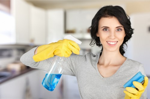 Professional deep cleaning for a Fulham business interior