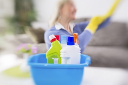 Local patio cleaning service for a Fulham outdoor seating area
