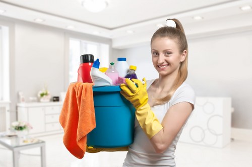 Recurring cleaning visit for a Fulham flat and hallway