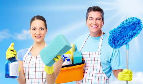 Local cleaning team servicing shared spaces in Fulham